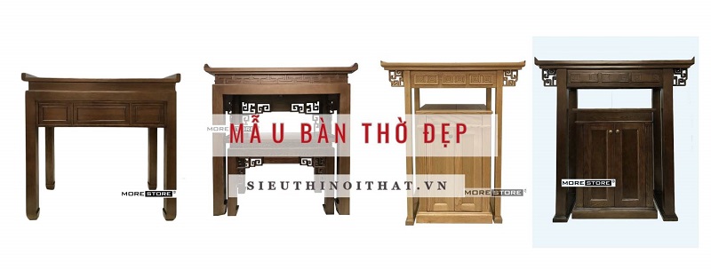 Mẫu bàn thờ hiện đại, thiết kế nhỏ ngon, chắn chắn đang bán chạy nhất MoreHome. bàn thờ treo tường đẹp
