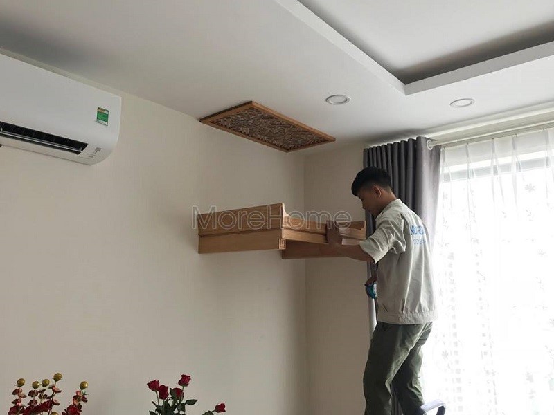 Mẫu bàn thờ hiện đại, thiết kế nhỏ ngon, chắn chắn đang bán chạy nhất MoreHome. bàn thờ treo tường đẹp